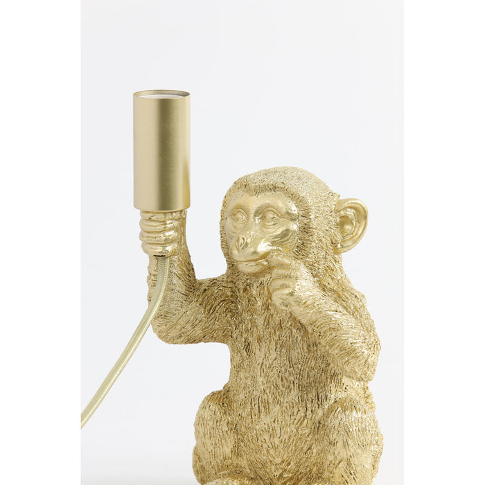 Light & Living Tafellamp Monkey - Goud - 13x12,5x23,5cm