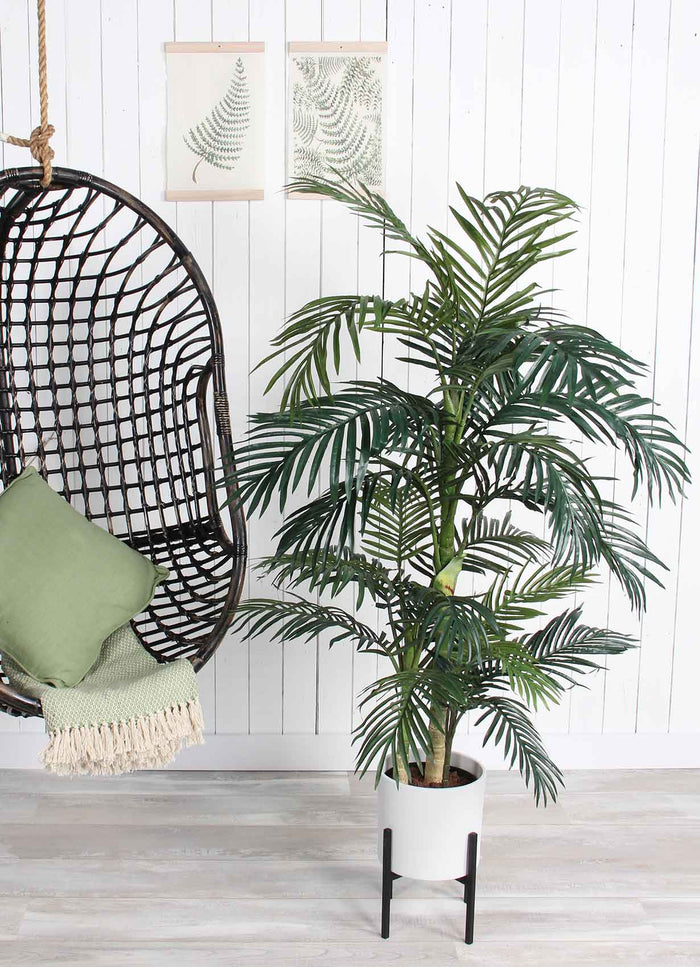 Mica Decorations Areca palm Kunstplant - H150 x Ø100 cm - groen