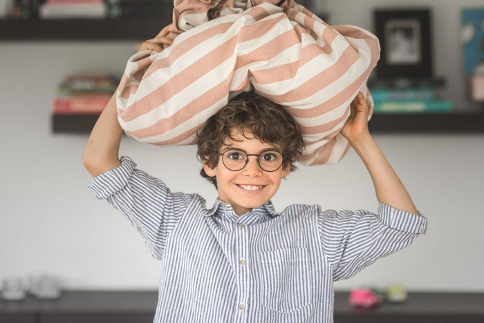 Play & Go Stripes Pink New toy storage bag