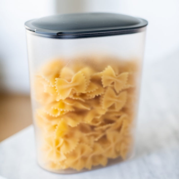 Koziol - Voorraadpot, Ovaal, 2.5 L, As Grijs - Koziol | Connect