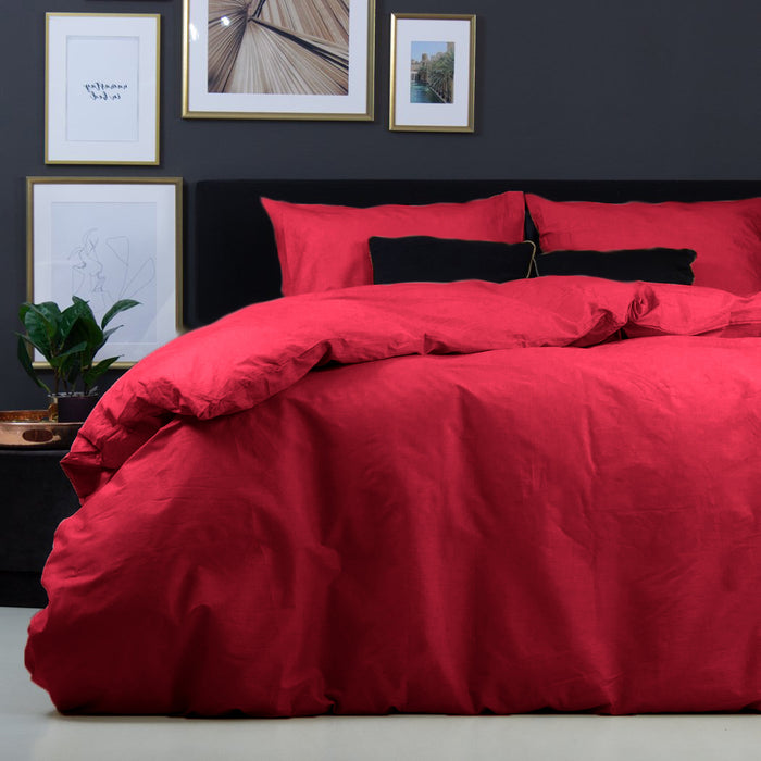 Y-NOT Lekker Simpel Effen Dekbedovertrek 240 x 220 cm