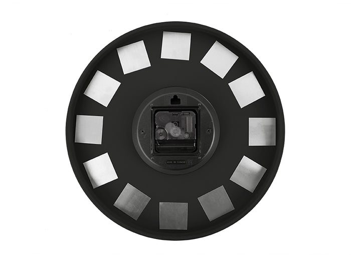 Karlsson - Wandklok Charm - Gegraveerde nummers - Zwart - Ø35cm