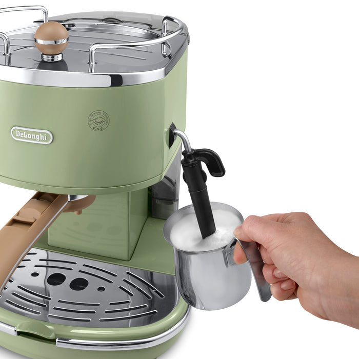 De'Longhi ECOV311.GR Icona Vintage Halfautomatische Espressomachine