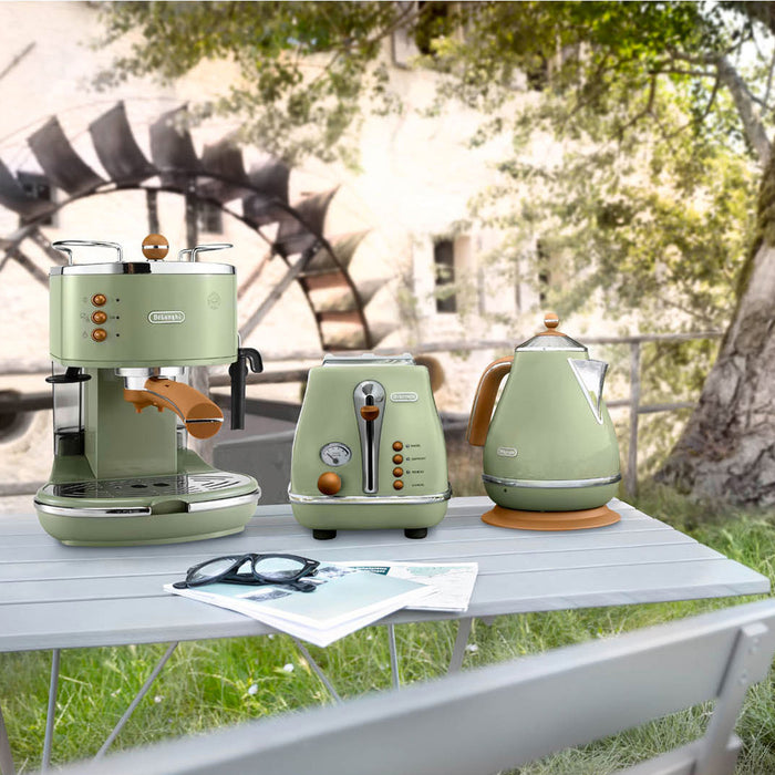 De'Longhi ECOV311.GR Icona Vintage Halfautomatische Espressomachine