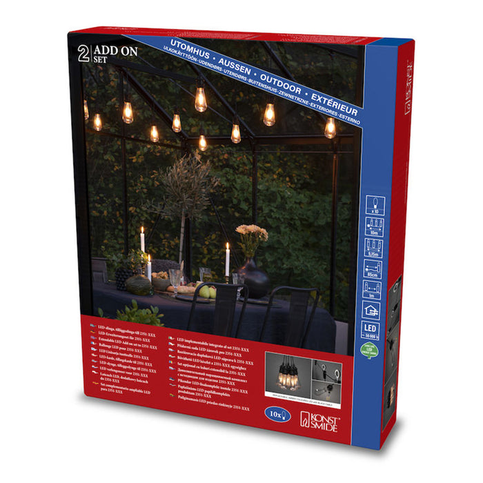 Konstsmide Edison Lichtsnoer