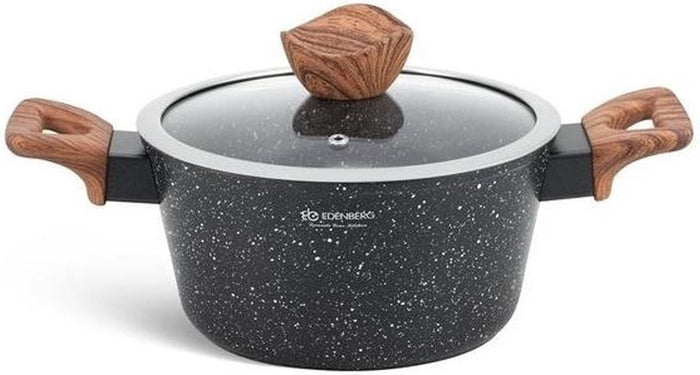 Edenberg Stonetec Line - 15-delige Luxe Pannenset van Gesmeed