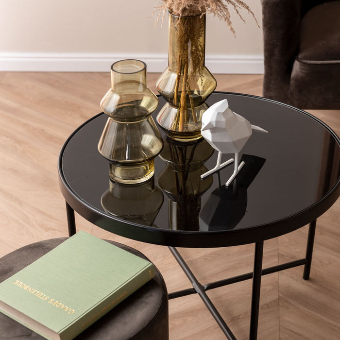 present time Blush Vaas Medium - Mosgroen