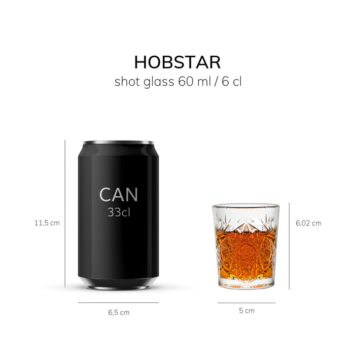 Libbey Hobstar Shotglaasjes 0,06 L - 6 st.