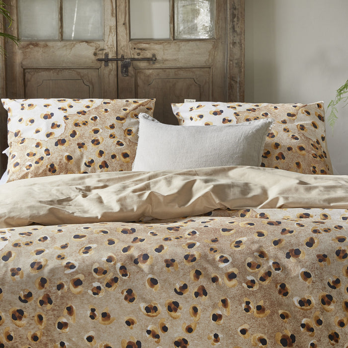 Walra Vintage Cotton Dekbedovertrek 240 x 220/240 cm - Toffee