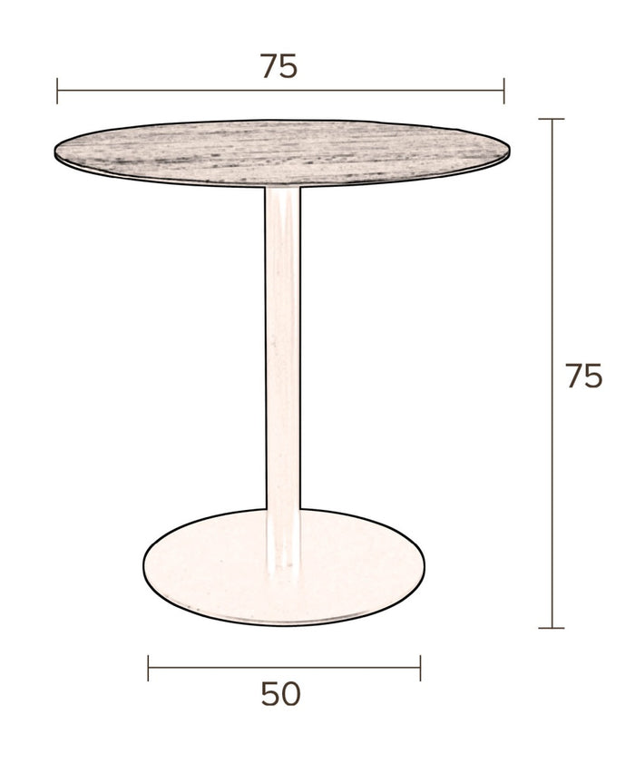 Dutchbone Braza Bistrotafel
