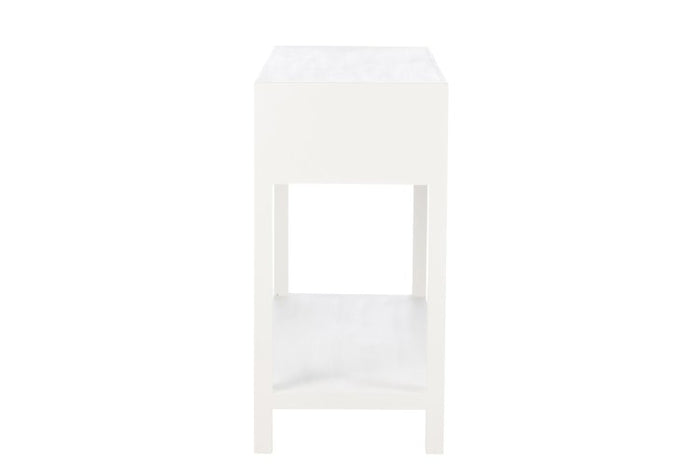 Duverger® Cottage - Sidetable - rechthoekig - wit - hout - 2 manden -