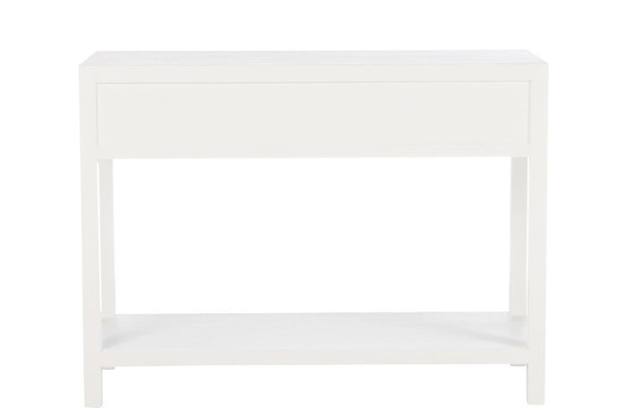 Duverger® Cottage - Sidetable - rechthoekig - wit - hout - 2 manden -