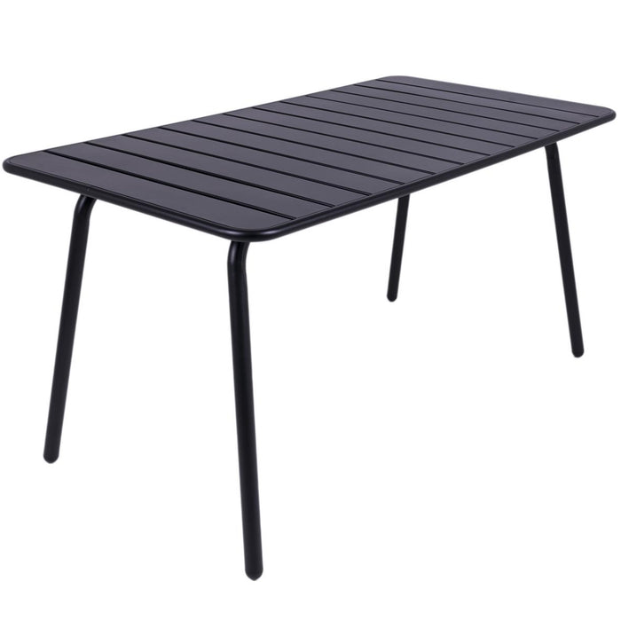 Metalen tuinset Max zwart 150 cm