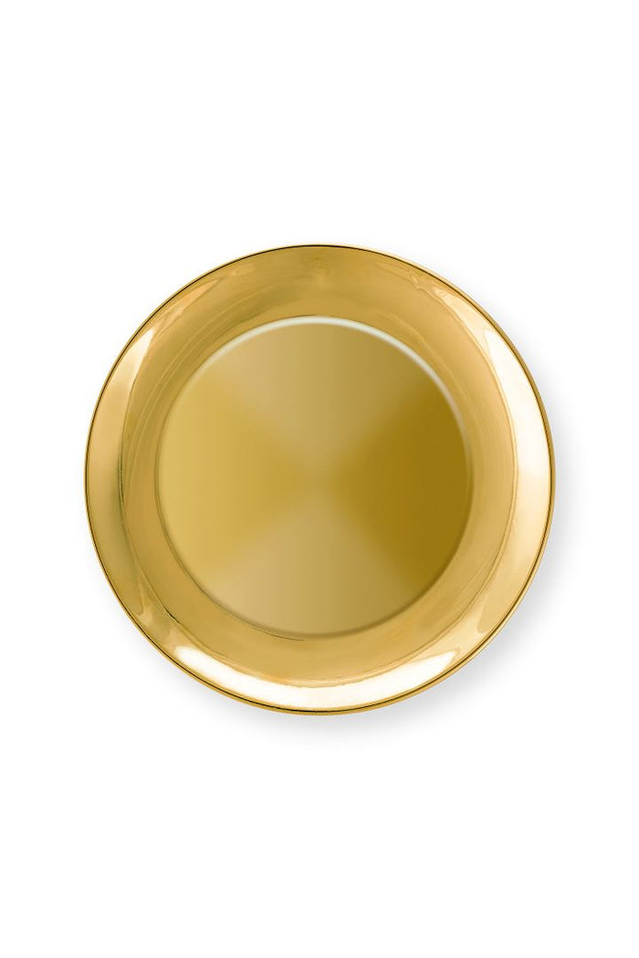 vtwonen Bord - Set van 2 - Goud - 20cm