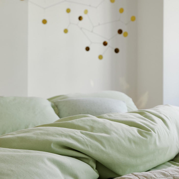 Essenza Guy Dekbedovertrek 240 x 220 cm - Pistache