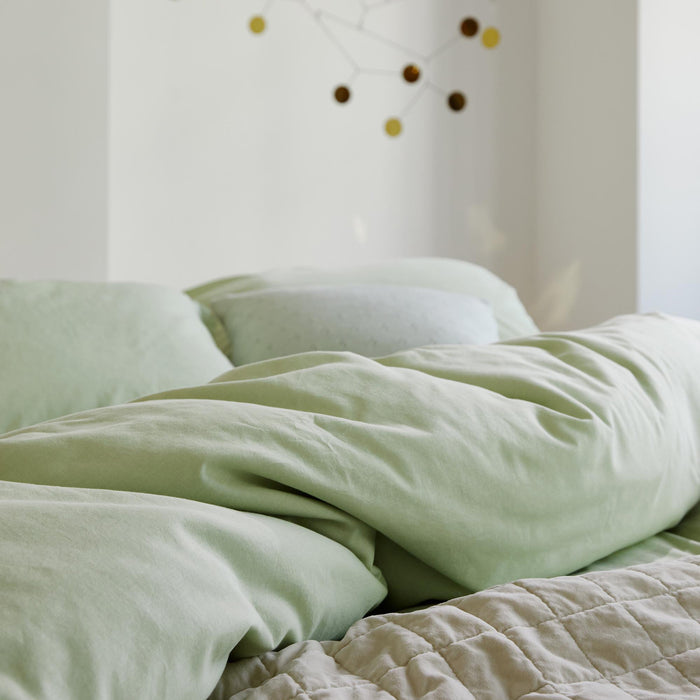 Essenza Guy Dekbedovertrek 260 x 220 cm - Pistache
