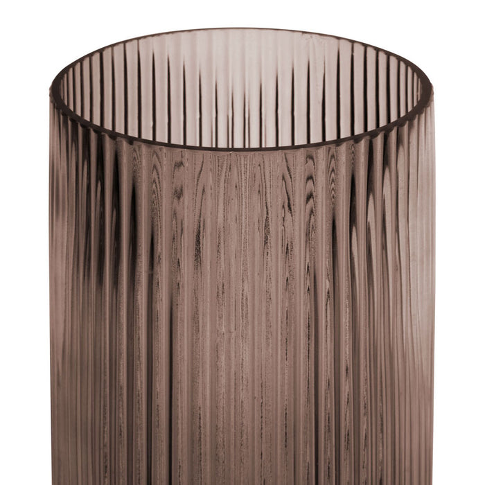 present time Allure Straight Vaas Large - Chocolade bruin