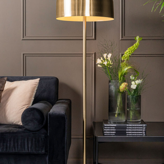 present time Allure Straight Vaas Large - Donkergrijs