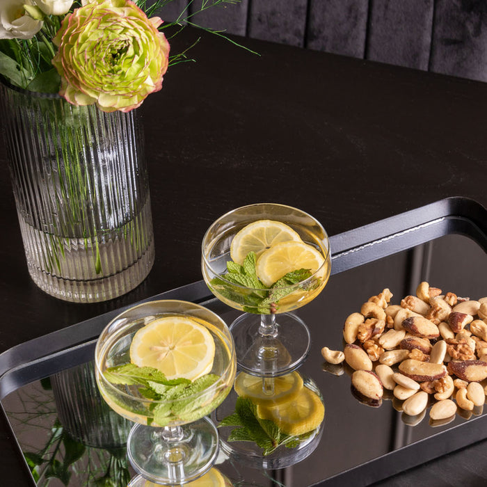 present time Allure Straight Vaas Large - Donkergrijs