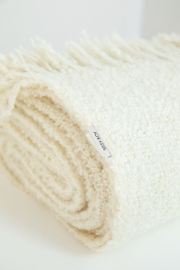 Sissy-Boy Ecru sprei teddy (130x180 cm)