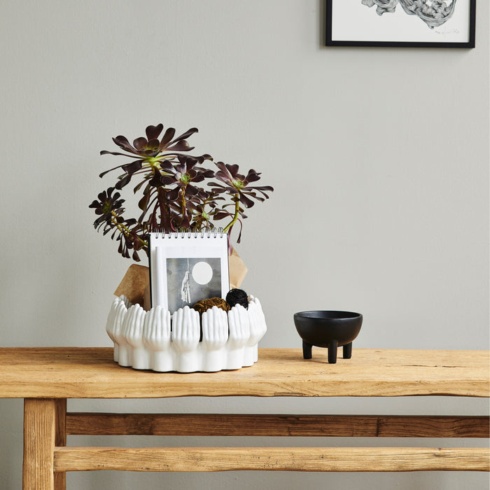 Nordal Lamu Kom Ø 18 cm - L - Zwart