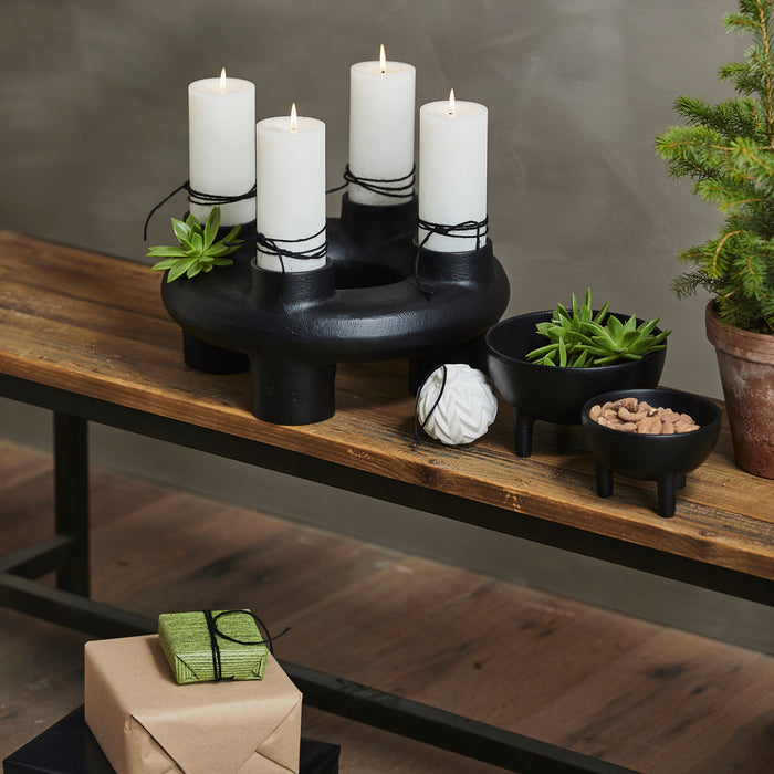 Nordal Lamu Kom Ø 18 cm - L - Zwart