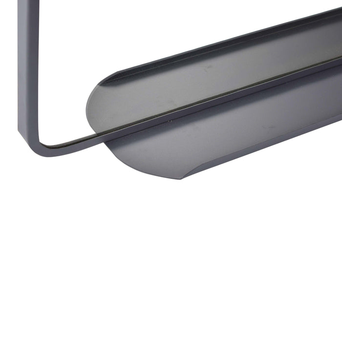 LOFT42 Industry Spiegel Rechthoek met planchet - Metaal - Mat Zwart