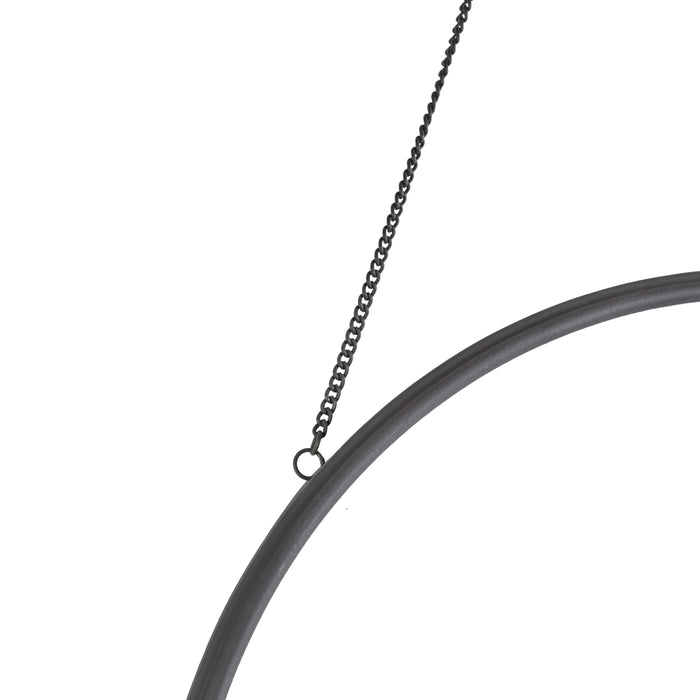 LOFT42 Industry Spiegel Rond L - Metaal - Zwart - Ø45