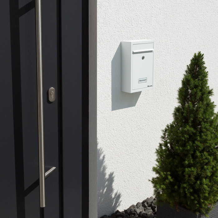 tectake Brievenbus Edwin uitbreidbaar met zijvak