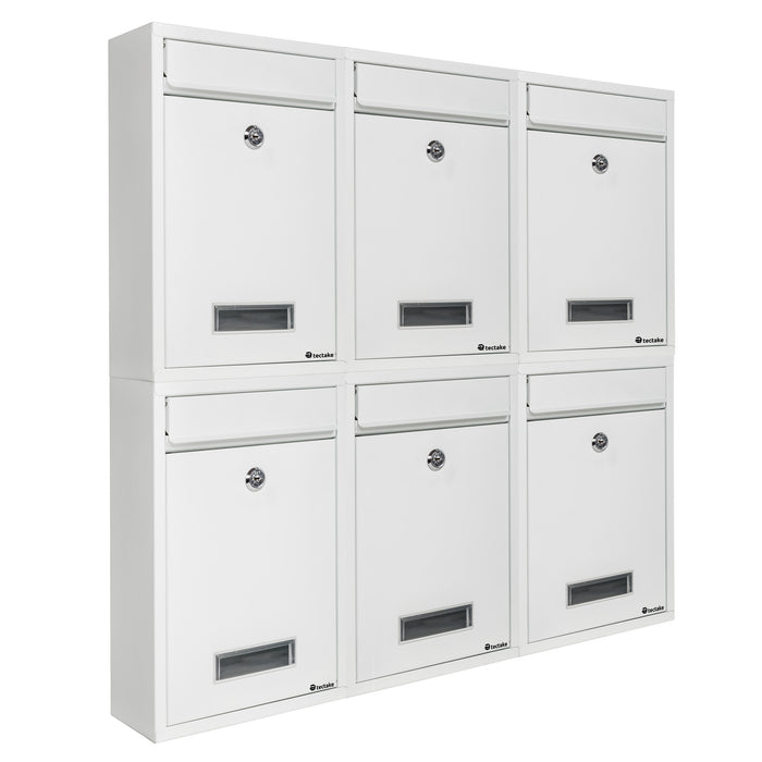 tectake Brievenbus Edwin uitbreidbaar met zijvak