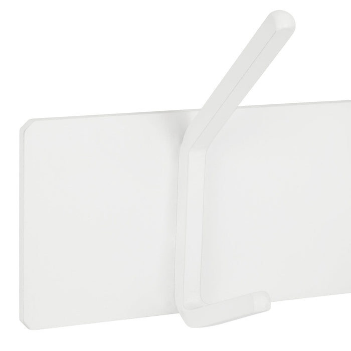 Gorillz Mystiek Five - Wandkapstok - 10 kapstok haken - Wit