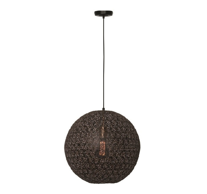 Freelight Hanglamp Moon Zwart Mat Goud Ø 30cm