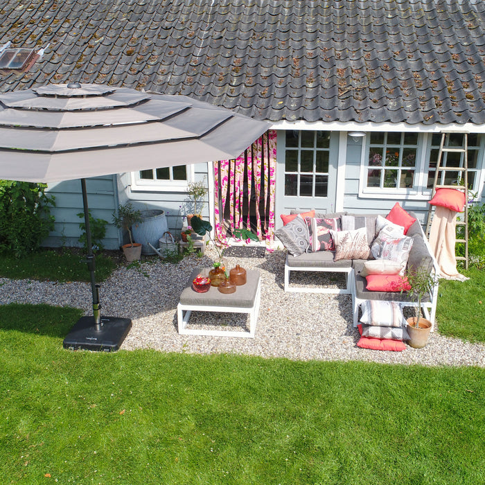 Madison Syros Luxe Stokparasol Ø 350 cm