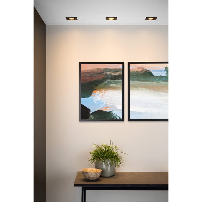 Lucide FOCUS - Inbouwspot - LED Dimb. - GU10 - 3x5