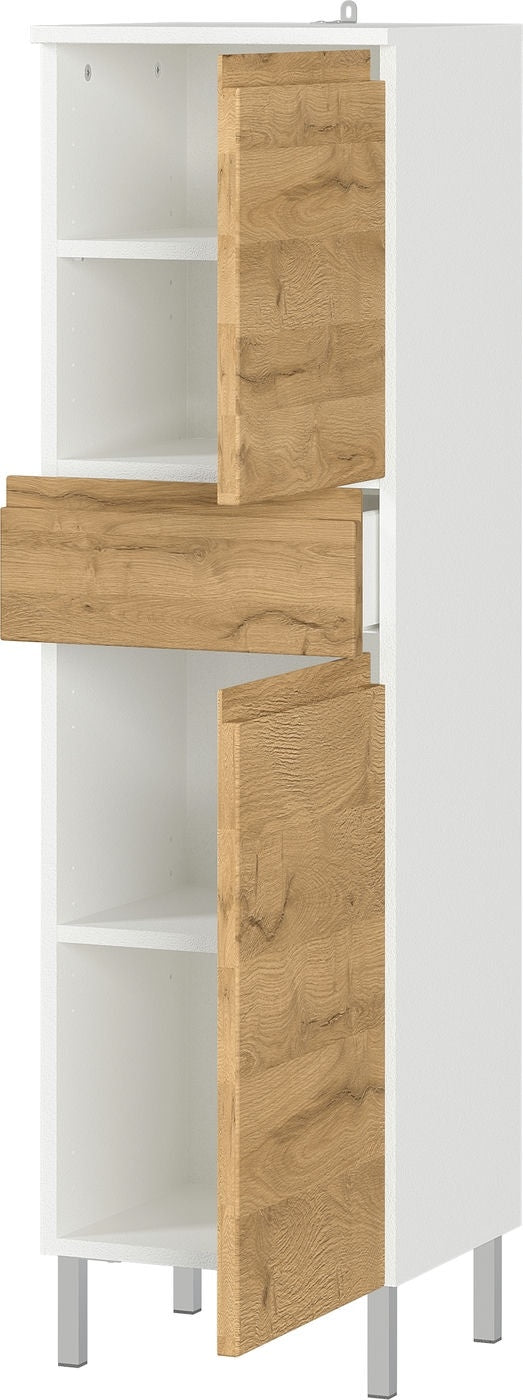 Germania Torrance Badkamerkast Small Wit | Eiken