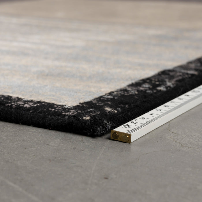 by fonQ Arc Vloerkleed - Zwart