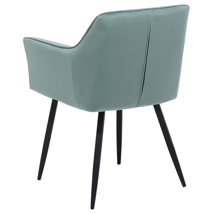 Beliani - JASMIN - Eetkamerstoel - Mintgroen - Fluweel