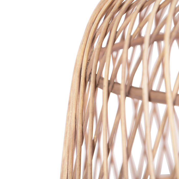 QAZQA Landelijke hanglamp touw met rotan - Calamus