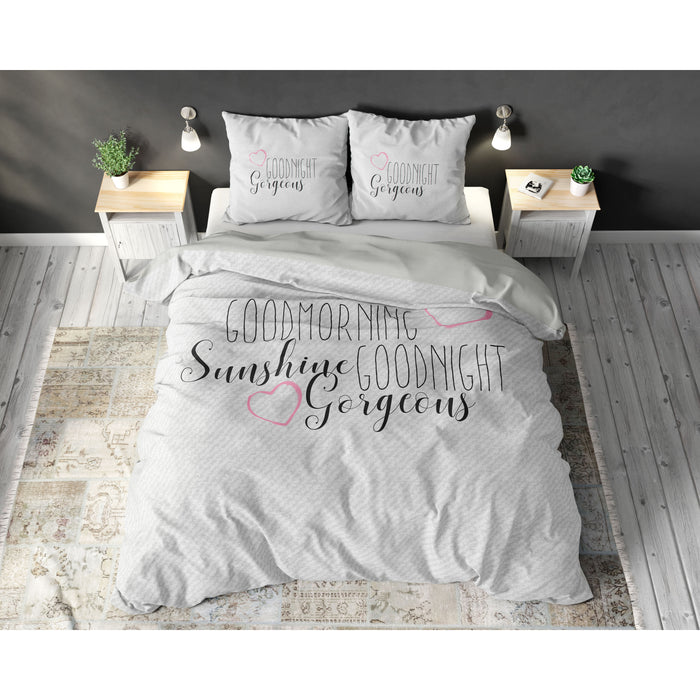 Sleeptime Dekbedovertrek Morning Sunshine 2 white