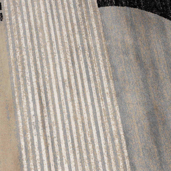 by fonQ Arc Vloerkleed - Zwart