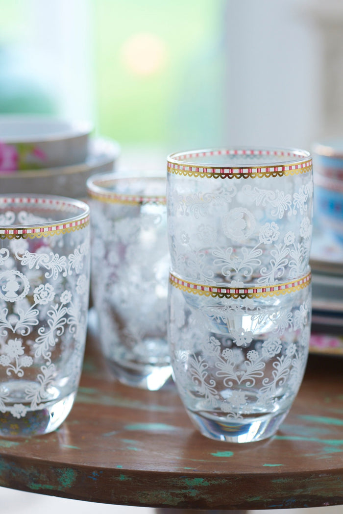 Pip Studio Floral Waterglas 0,28 L