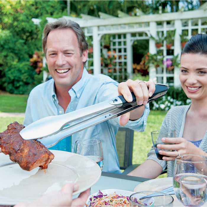 Weber Barbecuetang RVS zwart