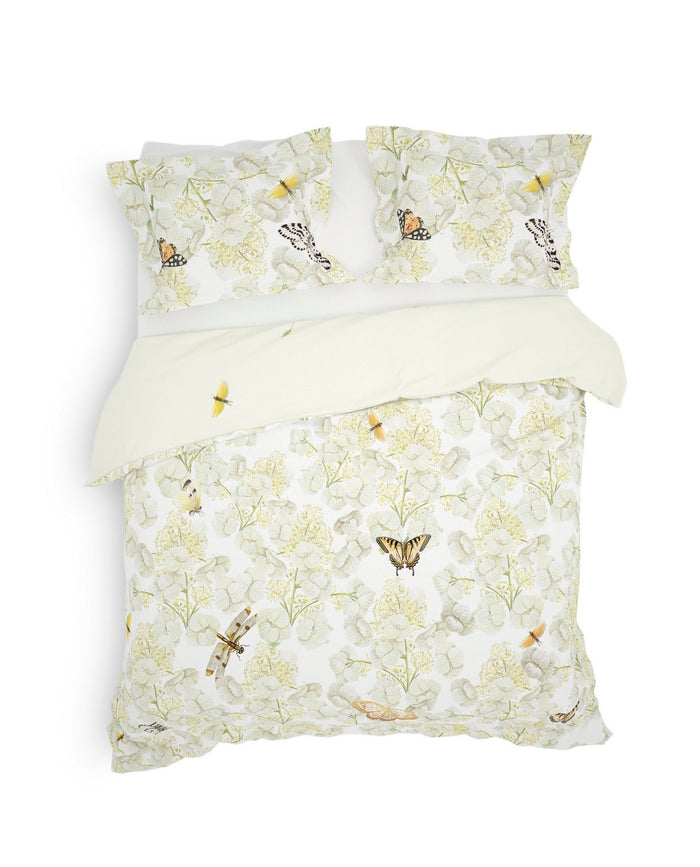 Heckett Lane Dekbedovertrek Katoen Satijn Lubin - off white