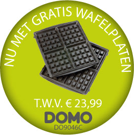 DOMO Sandwich Broodrooster 1200 W Wit DO9046C