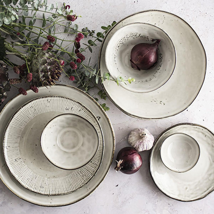 Organic by Dutch Rose Amsterdam diep bord 23,5 cm - crème