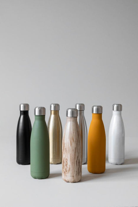 Sagaform Stalen Fles, Geel