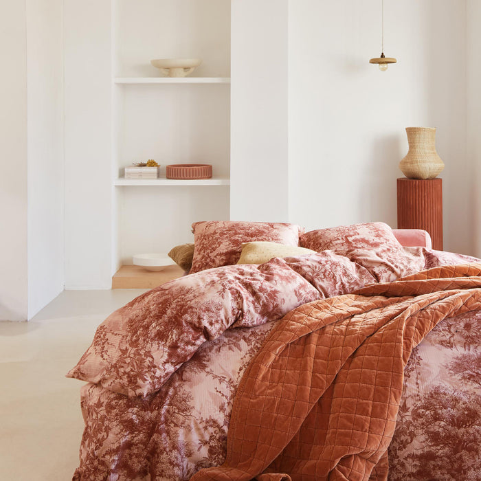 Essenza Aurelie Dekbedovertrek 240 x 220 cm - Darling Pink
