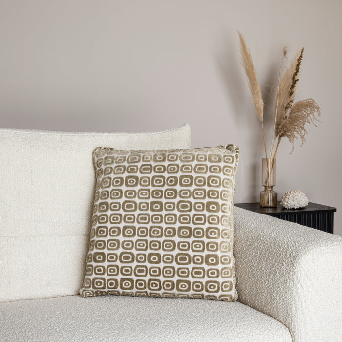 Zuiver Cloud Sierkussen - Natural champagne 55 x B 55 cm