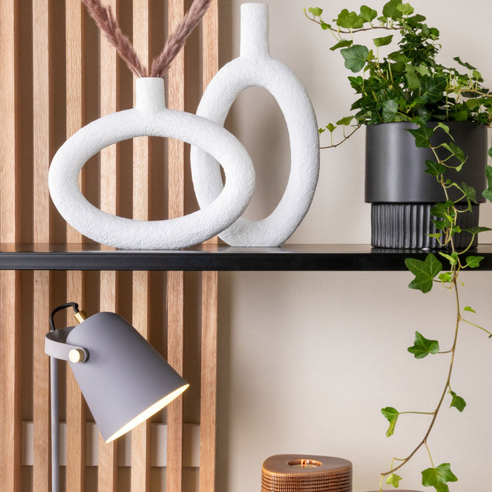 present time Ring Vaas Oval High - Ivoor