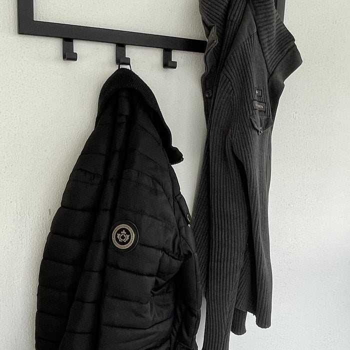 LT-Luce Kapstok Joy Mat Zwart 9 Haken 60cm